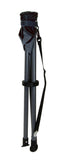 Black Travelchair® C-Series Slacker Stool folded