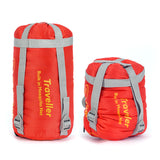 Snugpak® Travelpak Traveller Sleeping Bag in orange stuff sack